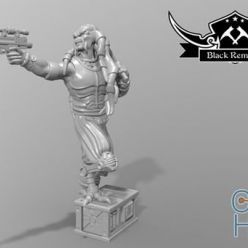 3D model Blue Pirate Leader – 3D Print