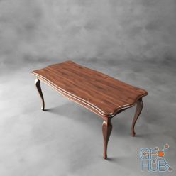 3D model Classic table Edward