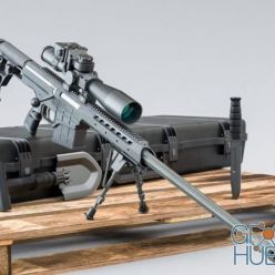 3D model Sniper set