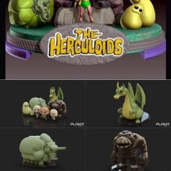 3D model PlaKit The Herculoids Zandor – 3D Print