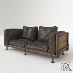 3D model Vintage Pipe Sofa