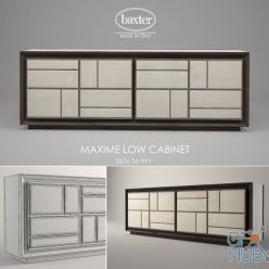3D model Baxter Maxime low cabinet