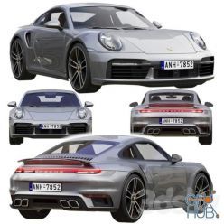 3D model Porsche 911 Turbo S 2021