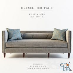 3D model Drexel Heritage Wilhelm Sofa