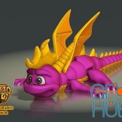 3D model Spyro Articulated V1 – 3D Print