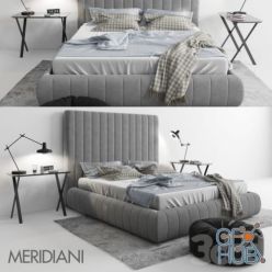 3D model Meridiani Tuyo Bed (Vray)