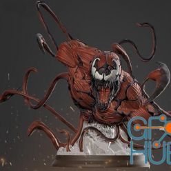 3D model Carnage Bust – 3D Print