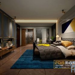 3D model Bedroom Other style 004