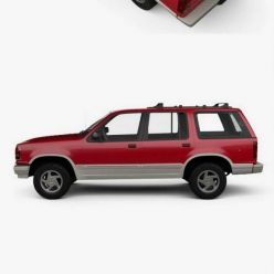 3D model Ford Explorer 1990