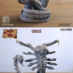 3D model Clay Cyanide Miniatures - Wrath Of God April 2021 – 3D Print