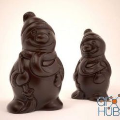 3D model Chocolate snowman by Heidi