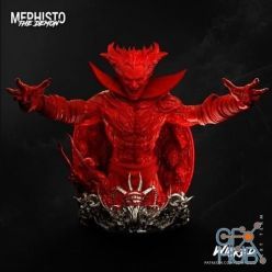 3D model Wicked Mephisto Bust – 3D Print