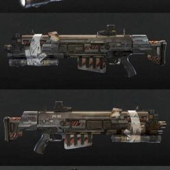 3D model Upgraded Rifle PBR