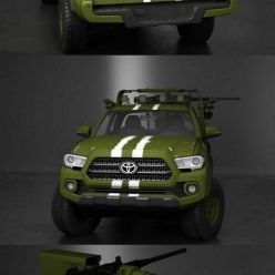 3D model Toyota Pick UP (max, fbx, obj)