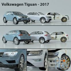 3D model Volkswagen-tiguan 2017