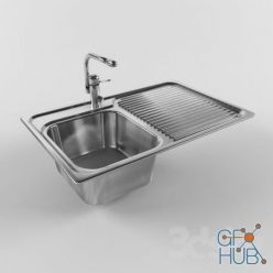 3D model Blanco CLASSIC 40 S kitchen sink