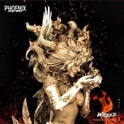 3D model 3DWicked - Phoenix Bust – 3D Print