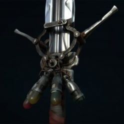 3D model Witcher sword PBR