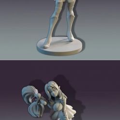 3D model Loec's Half Elf Priestesses - Bright Dawn Cheerleaders – 3D Print