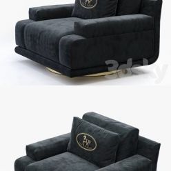 3D model Fendi Artu armchair