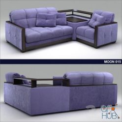 3D model MOON 015 modern sofa