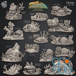 3D model Ocean Terrain Set – 3D Print