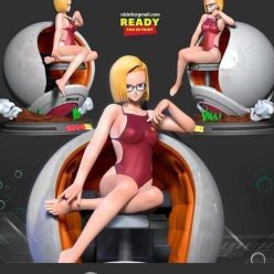 3D model ﻿Android 18 bikini – 3D Print