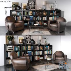 3D model Neology Livingroom set 02