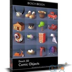 3D model DOSCH 3D – Comic Objects V1