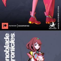 3D model Pyra Xenoblade With SFW and NSFW – 3D Print