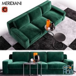 3D model Sofa Hector from Meridiani