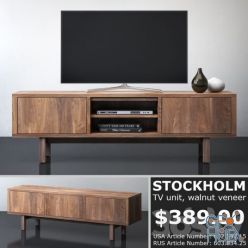 3D model IKEA STOCKHOLM TV unit