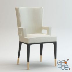 3D model Elegant Mid-Century armchairs (max, fbx)