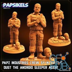 3D model Papz Industries Crew SY-N-T3-T1-C Dust the Android Agent – 3D Print