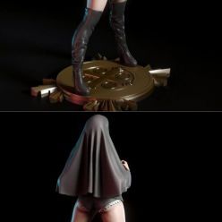 3D model Beata - Sexy Nun – 3D Prin