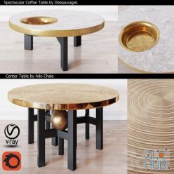 3D model Coffee Table by Dessauvages and Center Table by Ado Chale