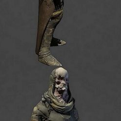 3D model Zombie Guard PBR
