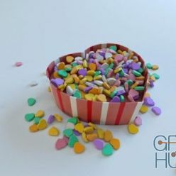 3D model Love Sweets candy