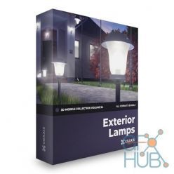 3D model CGAxis – Exterior Lamps 3D Models Collection – Volume 94