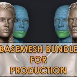 3D model ArtStation Marketplace – High end Male & Female base-meshes Bundle