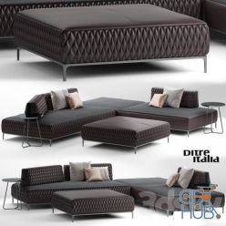 3D model Sanders Air sofa by Ditre Italia (max 2011)