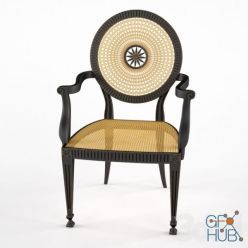 3D model Chair caning