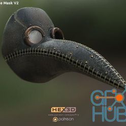 3D model Plague Mask V2 – 3D Print