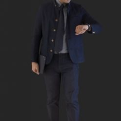 3D model Casual Man Checking time