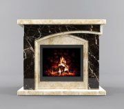 3D model Marble fireplace in Art Nouveau style