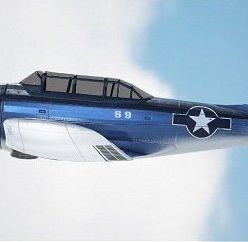 3D model Airplane SBD Dauntless