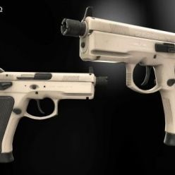 3D model CZ 75B P01 Omega handgun PBR