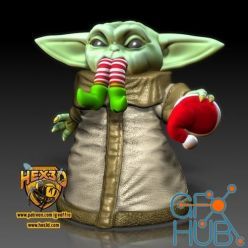 3D model Grogu The Elf Eater – 3D Print