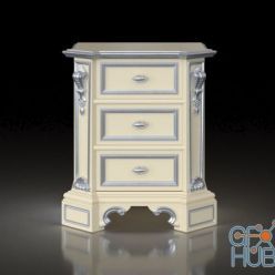 3D model Modenese Gastone Comodino classic style