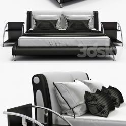 3D model Leather bed Aonidisi 959